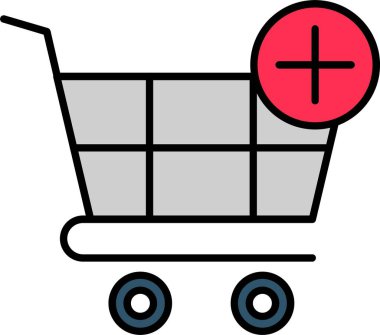 Alışveriş Aracı Hattı Simge Tasarımı Dolduruldu