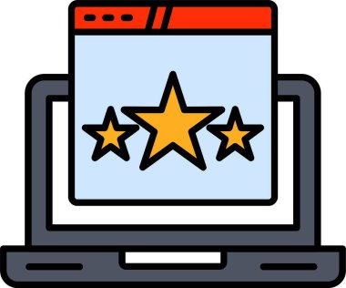 Beğeni Satırı Doldurulmuş Simge Tasarımı