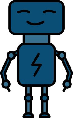 Bot Satırı Doldurulmuş Simge Tasarımı