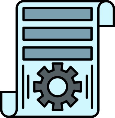 Proje Satırı Doldurulmuş Simge Tasarımı