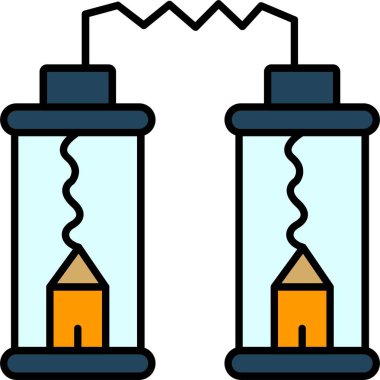 Işınlama Satırı Doldurulmuş Simge Tasarımı