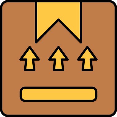 Paket Satırı Doldurulmuş Simge Tasarımı