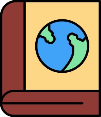 Ansiklopedi Satırı Simge Tasarımı Dolduruldu