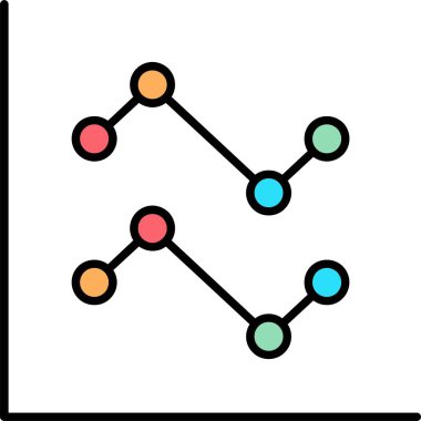 Satır Doldurulmuş Çizelge Satırı Simge Tasarımı