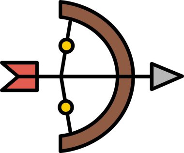 Okçuluk Satırı Simge Tasarımı