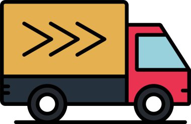 Nakliye Aracı Satırı Simge Tasarımı Dolduruldu