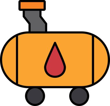 Tank Satırı Doldurulmuş Simge Tasarımı