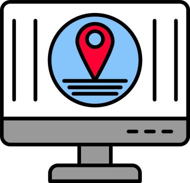 Adres Satırı Doldurulmuş Simge Tasarımı