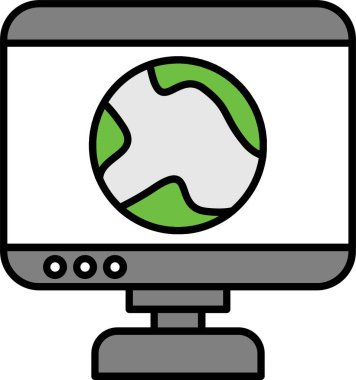 Genel Araştırma Satırı Simge Tasarımı Dolduruldu