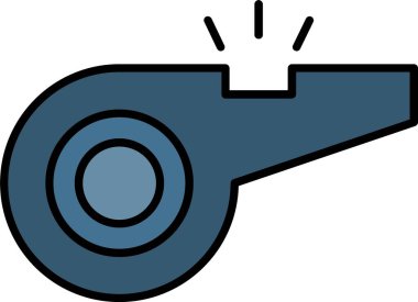 Whistle Satırı Doldurulmuş Simge Tasarımı