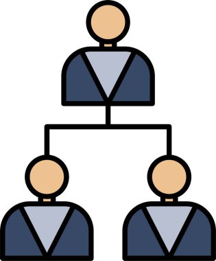 Hiyerarşi Satırı Simge Tasarımı Dolduruldu