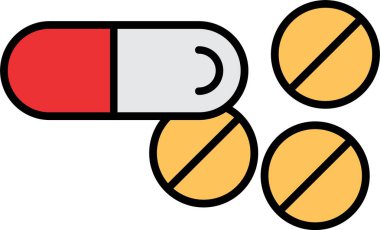 Tabletler Satırı Simge Tasarımı Dolduruldu
