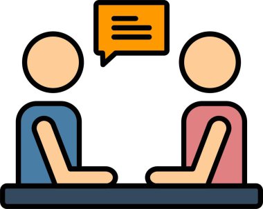 Röportaj Satırı Doldurulmuş Simge Tasarımı