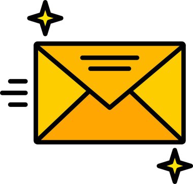 E- posta Satırı Doldurulmuş Simge Tasarımı