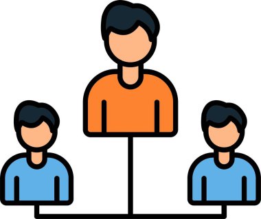 Bağlantı Satırı Doldurulmuş Simge Tasarımı