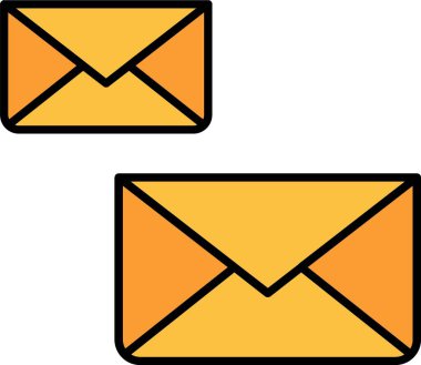 E- posta Satırı Doldurulmuş Simge Tasarımı