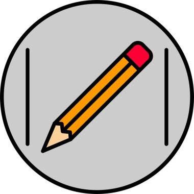 Kalem Satırı Doldurulmuş Simge Tasarımı