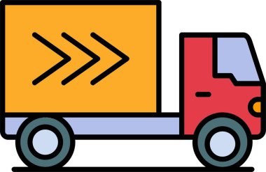 Nakliye Aracı Satırı Simge Tasarımı Dolduruldu