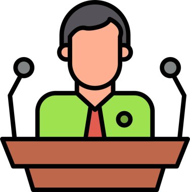 Konuşma Satırı Simge Tasarımı Dolduruldu