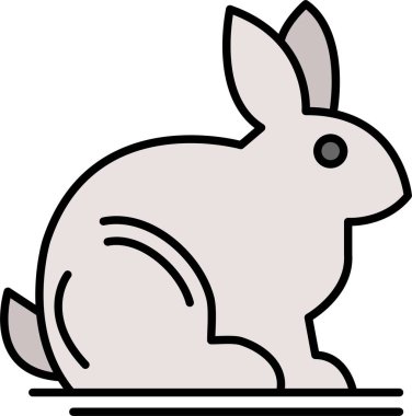 Hayvan Satırı Doldurulmuş Simge Tasarımı