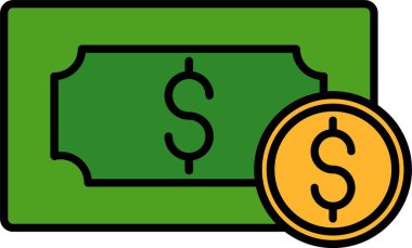 Para Hattı Simge Tasarımı Dolduruldu