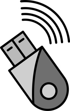 Simge Tasarımı Doldurulmuş Usb Modem Satırı