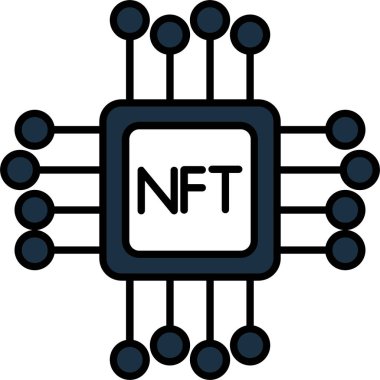 Nft Satırı Doldurulmuş Simge Tasarımı