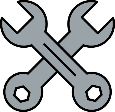 Anahtar Satırı Doldurulmuş Simge Tasarımı