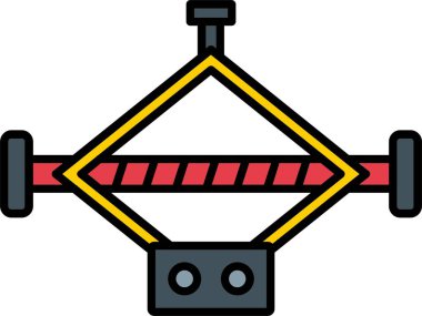 Araba Jack Satırı Simge Tasarımı