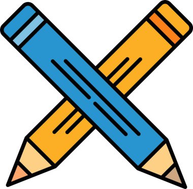 Kalem Satırı Doldurulmuş Simge Tasarımı