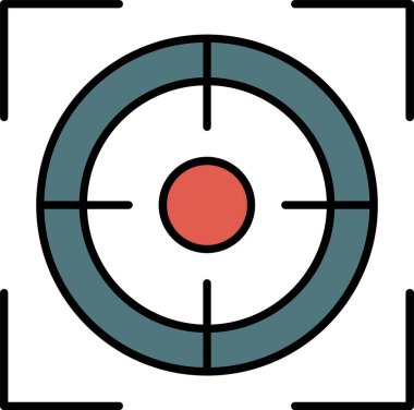 Odak Satırı Doldurulmuş Simge Tasarımı