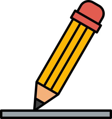 Kalem Satırı Doldurulmuş Simge Tasarımı