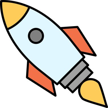 Fırlatma Satırı Doldurulmuş Simge Tasarımı