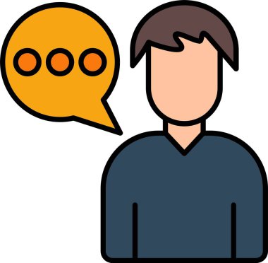 İleti Satırı Simge Tasarımı Dolduruldu