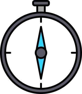 Pusula Satırı Doldurulmuş Simge Tasarımı