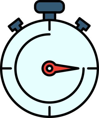 Stopwatch Satırı Simge Tasarımı Dolduruldu