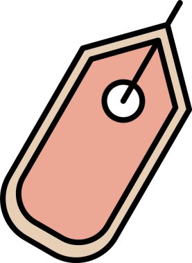 Etiket Satırı Doldurulmuş Simge Tasarımı