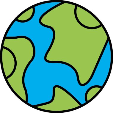 Dünya Çizgisi Simge Tasarımı