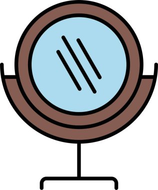 Ayna Satırı Dolu simge Tasarımı