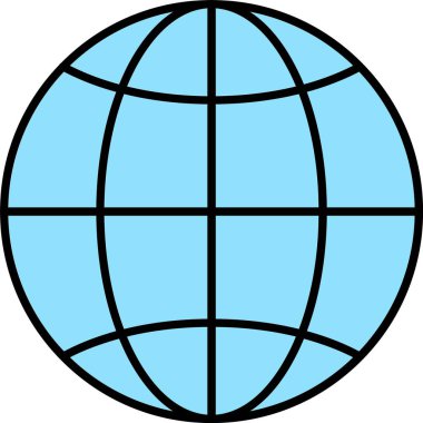 Dünya Satırı Dolu Simge Tasarımı