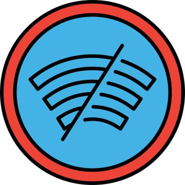 Bağlantısı Kesilen Satır Doldurulmuş Simge Tasarımı