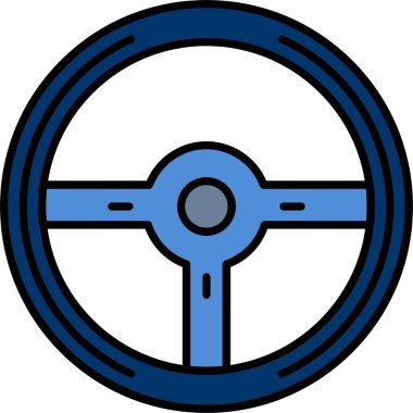 Direksiyon Çizgisi Simge Tasarımı