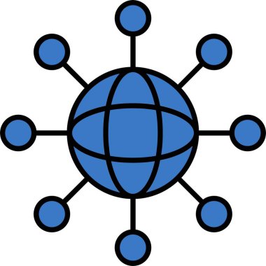 Ağ Satırı Doldurulmuş Simge Tasarımı