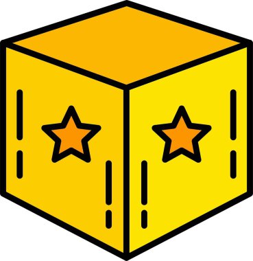 Paket Satırı Doldurulmuş Simge Tasarımı