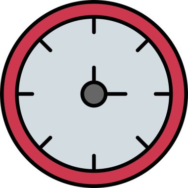 Saat Satırı Doldurulmuş Simge Tasarımı