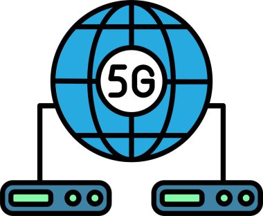 Büyük Veri Satırı Doldurulmuş Simge Tasarımı