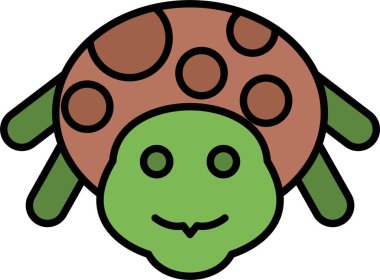 Kaplumbağa Satırı Simge Tasarımı