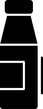 Süt Şişesi Kabartma Simgesi Tasarımı