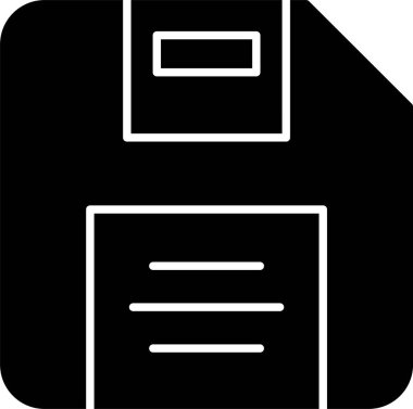 Diskette Kabartma Simgesi Tasarımı