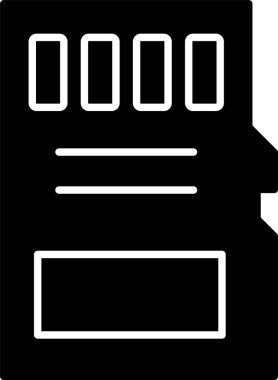 Sd Kart Kabartma Simgesi Tasarımı